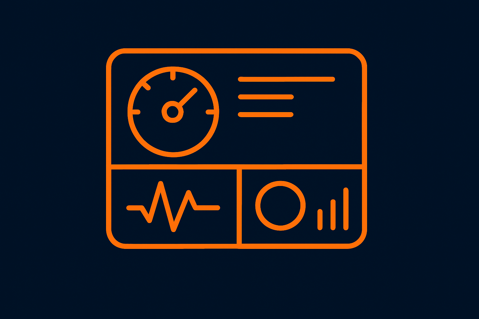 AI Usage and Risk monitoring dashboard illustration