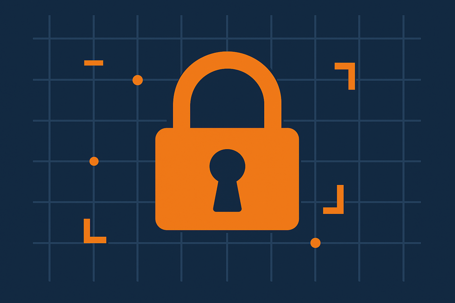 Security and Governance Controls illustration showing a shield protecting data with AI elements